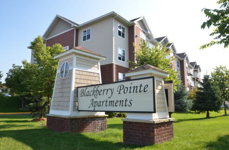 Blackberry Point Apt. - Monument Sign in front of Building